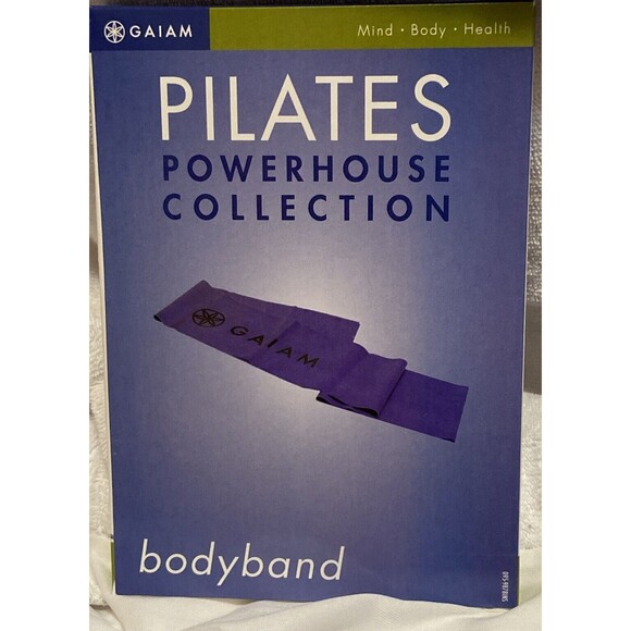 GAIAM Pilates Powerhouse Collection 3-DVD Boxed Set & Body Band Mind Body Health - Picture 9 of 13